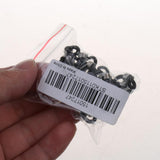 Maxbell 4x25 Pcs Eyeglasses Chain Holder Ends Black
