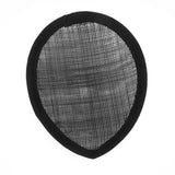 Maxbell 6xTearDrop Hat Fascinator Millinery Base Black