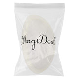 Maxbell 2 Pcs Tear Drop Fascinator Millinery Hat Base Creamy White and Black Color