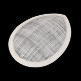Maxbell 4xTearDrop Hat Fascinator Millinery Base Beige