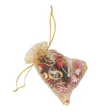 Maxbell 4x100pcs Golden Eyelash Organza Bag Wedding Gift Bag 9x12cm