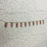 Maxbell Jute Burlap Banner Bunting Heart Pattern Christmas Party Decor