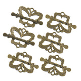 Maxbell 2x6 Sets Antique Bronze Butterfly Shape Toggle Clasps Jewelry Findings