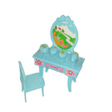 Maxbell Dressing Table & Chair Accessories Set For fashion Dolls Bedroom Furniture