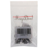 Maxbell 2x50pcs Vintage Filigree Flower Bead End Cap Finding For Jewelry Making Black