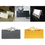 Maxbell 3x25pcs White Table Name Number Place Card Wedding Party Invitation Favor