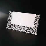 Maxbell 3x25pcs White Table Name Number Place Card Wedding Party Invitation Favor