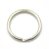 Maxbell 3x50pcs Stainless Steel Split Key Rings Bulk for Keychain and Crafts 18mm