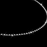 Maxbell 4xSilver One-Row Crystal Rhinestone Belt Body Belly Waist Chain Bikini Beach