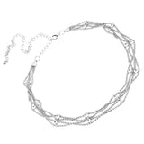 Maxbell Crystal Rhinestone Rhombus Belt Body Belly Waist Chain Bikini Beach Silver - Aladdin Shoppers