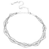 Maxbell Crystal Rhinestone Rhombus Belt Body Belly Waist Chain Bikini Beach Silver - Aladdin Shoppers