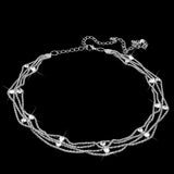 Maxbell Crystal Rhinestone Rhombus Belt Body Belly Waist Chain Bikini Beach Silver - Aladdin Shoppers