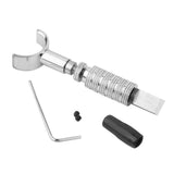 Maxbell 2xAdjustable Stainless Steel Leather Tool Cutting Swivel Carving Knife Set
