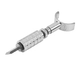 Maxbell 2xAdjustable Stainless Steel Leather Tool Cutting Swivel Carving Knife Set