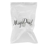 Maxbell 3x12Pcs Clip On Earring with Pad for Gluing Findings Jewelry Making Silver