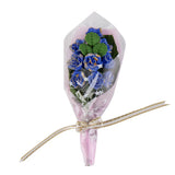 Maxbell 1/12 Dollhouse Miniature Clay Blue Rose Flower Bouquet