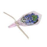 Maxbell 1/12 Dollhouse Miniature Clay Blue Rose Flower Bouquet