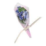 Maxbell 1/12 Dollhouse Miniature Clay Blue Rose Flower Bouquet