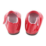 Maxbell Red Shoes for American Dolls