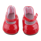 Maxbell Red Shoes for American Dolls