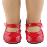 Maxbell Red Shoes for American Dolls