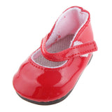 Maxbell Red Shoes for American Dolls
