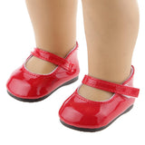 Maxbell Red Shoes for American Dolls