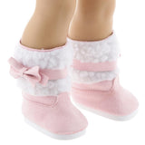Maxbell Fashion Pink Shoes for Girl Dolls