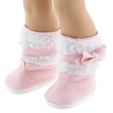 Maxbell Fashion Pink Shoes for Girl Dolls