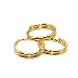 Maxbell 4x200pcs/Lot Steel Metal Key Split Ring Keyrings Key Chain Findings 6mm gold