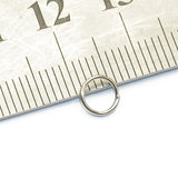 Maxbell 15x200pcs/Lot Steel Metal Key Split Ring Keyrings Key Chain Findings 6mm silver