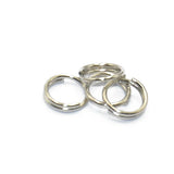 Maxbell 15x200pcs/Lot Steel Metal Key Split Ring Keyrings Key Chain Findings 6mm silver