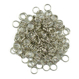 Maxbell 15x200pcs/Lot Steel Metal Key Split Ring Keyrings Key Chain Findings 6mm silver