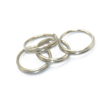 Maxbell 20x200pcs/Lot Steel Metal Key Split Ring Keyrings Key Chain Findings 8mm silver
