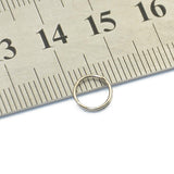 Maxbell 20x200pcs/Lot Steel Metal Key Split Ring Keyrings Key Chain Findings 8mm silver