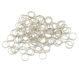 Maxbell 20x200pcs/Lot Steel Metal Key Split Ring Keyrings Key Chain Findings 8mm silver
