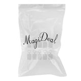 Maxbell 40pcs Rectangle Blank Insert Photo Picture Frame Split Ring Keychain 3.3x5cm