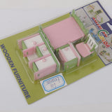 Maxbell Dollhouse Miniature Furniture Wooden Toy Kids Bedroom Set