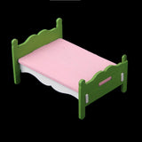 Maxbell Dollhouse Miniature Furniture Wooden Toy Kids Bedroom Set