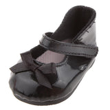 Maxbell Fashion Black Shoes for Girl Doll