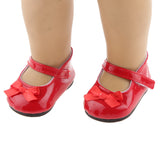 Maxbell Fashion Red Shoes for Girl Doll