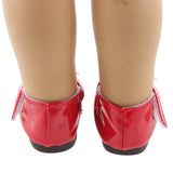 Maxbell Fashion Red Shoes for Girl Doll