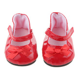 Maxbell Fashion Red Shoes for Girl Doll