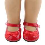 Maxbell Fashion Red Shoes for Girl Doll