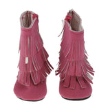 Maxbell Fashion Fuchsia Boots Shoes for Girl Doll
