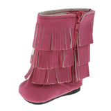 Maxbell Fashion Fuchsia Boots Shoes for Girl Doll