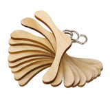 Maxbell 4x10pcs Wooden Clothes Hanger Metal Hook for 1/3  BJD Dolls