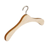 Maxbell 4x10pcs Wooden Clothes Hanger Metal Hook for 1/3  BJD Dolls