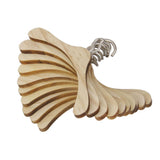 Maxbell 4x10pcs Wooden Clothes Hanger for 1/4  BJD Dolls