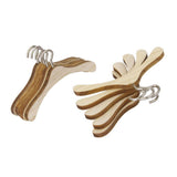 Maxbell 10x10pcs Wooden Clothes Hanger for 1/4  BJD Dolls